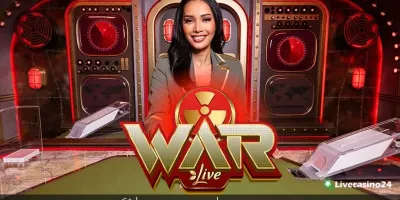Interfaz de War-Live Casino